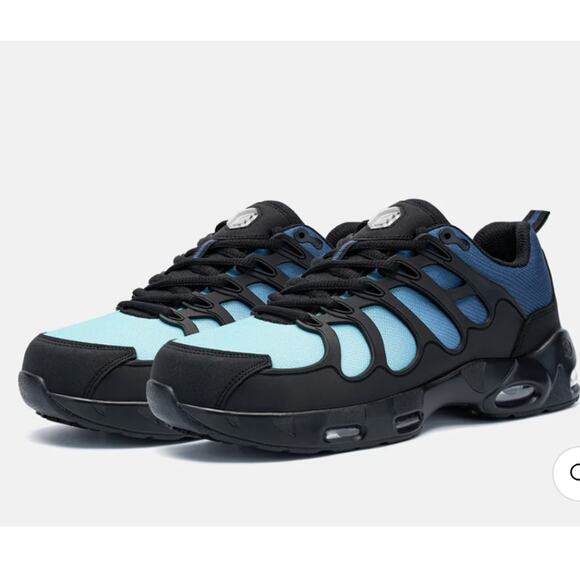 AirCradle PRO Rover in Bachelor Blue Steel Toe Safety Sneakers M 9.5 Work Shoe - Picture 1 of 4